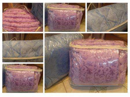 COMFORTER 5pce SET...SIZES ,QUEEN - JAQUARD PURPLE or BLUE AVAILABLE ,STUNNING ***BARGAIN