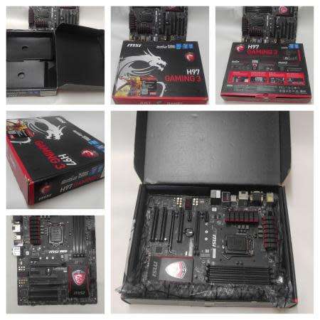 MSI H97 *GAMING *MOTHERBOARD WOW *EXTERIOR CONDITION EXCELLENT* UNTESTED SOLD AS IS FOR SPARES