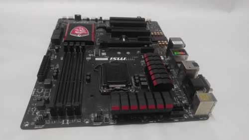 MSI H97 *GAMING *MOTHERBOARD WOW *EXTERIOR CONDITION EXCELLENT* UNTESTED SOLD AS IS FOR SPARES