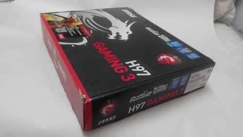 MSI H97 *GAMING *MOTHERBOARD WOW *EXTERIOR CONDITION EXCELLENT* UNTESTED SOLD AS IS FOR SPARES