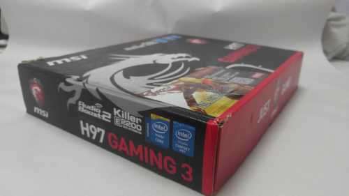 MSI H97 *GAMING *MOTHERBOARD WOW *EXTERIOR CONDITION EXCELLENT* UNTESTED SOLD AS IS FOR SPARES