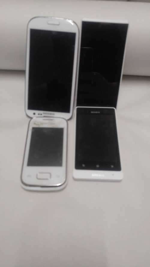 4*MOBILES*SAMSUNG GALAXY S3.SONY EXPERIA*ZTE &SAMSUNG GALAXY POCKET* MOBILES*UNTESTED*SOLD 4 SPARES