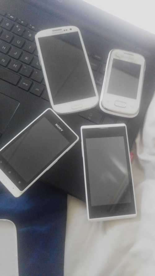 4*MOBILES*SAMSUNG GALAXY S3.SONY EXPERIA*ZTE &SAMSUNG GALAXY POCKET* MOBILES*UNTESTED*SOLD 4 SPARES