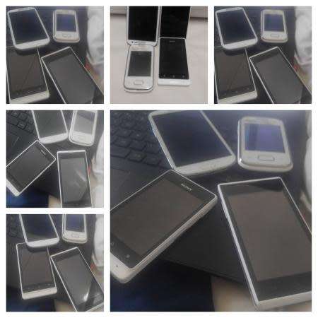 4*MOBILES*SAMSUNG GALAXY S3.SONY EXPERIA*ZTE &SAMSUNG GALAXY POCKET* MOBILES*UNTESTED*SOLD 4 SPARES