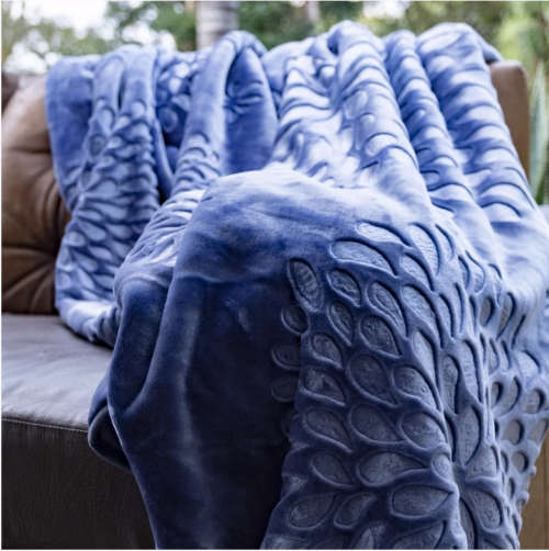 New Arrivals Super Soft Mink & Embossed Blanket 5 colours to choose from
