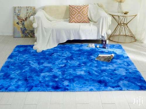 STUNNING***** BEAUTIFUL SUPER SOFT FLUFFY 1.5 x 2m CARPET****WOW**BARGAIN LST ONE ROYAL  BLUE