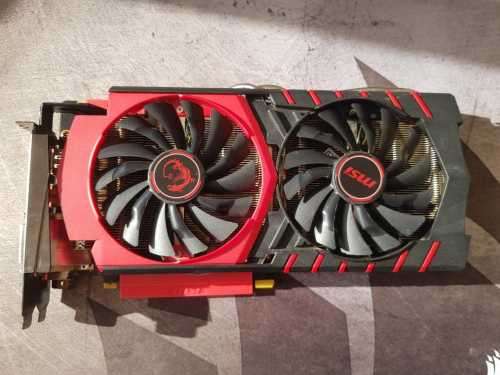 MSI Graphics Card**GEFORE 980 Ti 6GIG* please read description as card sold for spares