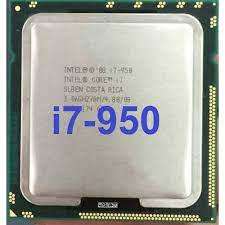 MSI MOTHER BOARD and i7 *3.06 ghz INTEL CPU **950***CPU BUNDLE UNTESTED AS NO POWER SUPPLY AVAILABLE