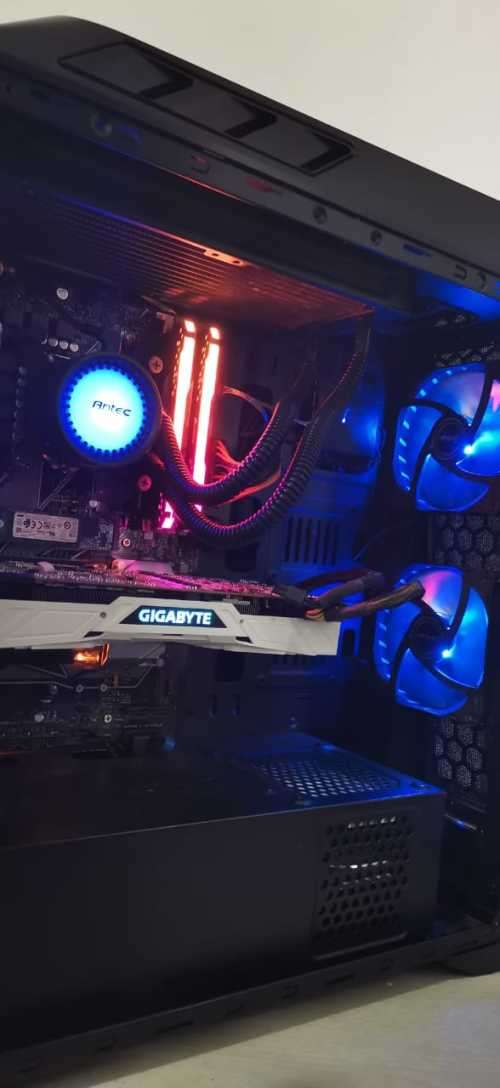 GAMING COMPUTER*INTEL I7 8700 -Asus Z370P*16gb Corsair Vengence RGB Pro 3200Mhz