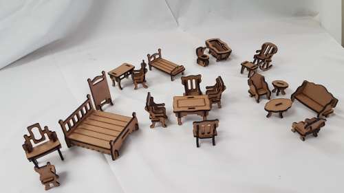 Dollhouse with Furniture