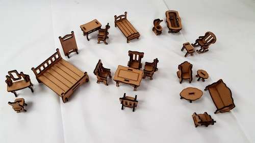 Dollhouse with Furniture