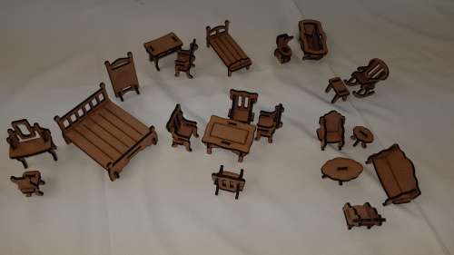 Dollhouse with Furniture