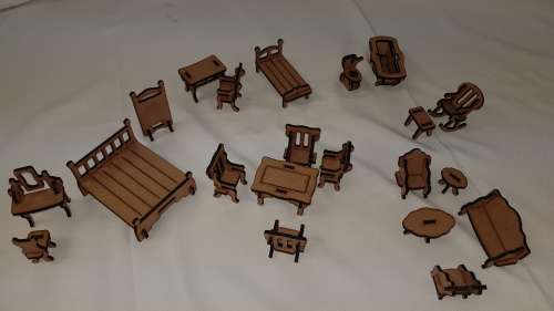 Dollhouse with Furniture