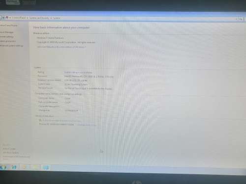 HP ALL IN ONE DESKTOP INTEL CELERON