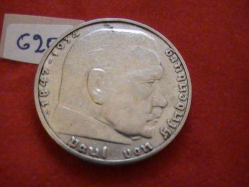 Nazi Germany 2 silver Reichsmarks