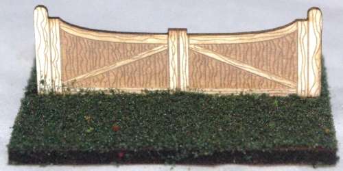 N Scale - Wood Fence Gate