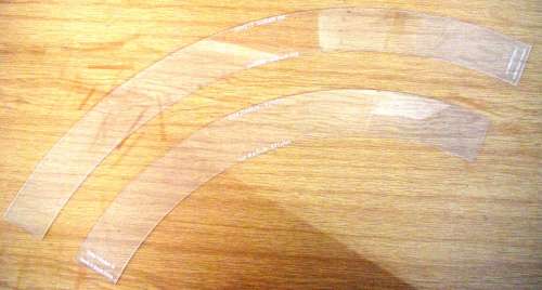 HO Scale - Track Curve Templates