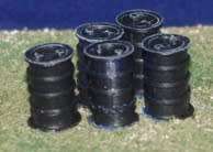 HO Scale - Oil Drums - 5 Pack