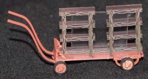 1:87 Scale - Glass Carrying Horse Drawn Wagon - Kit