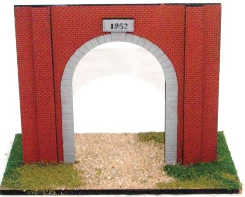 N Scale - Single Track Tunnel Entrance 1 - Economy
