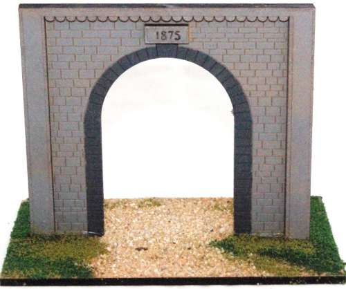 N Scale - Single Track Tunnel entrance 2 - Economy
