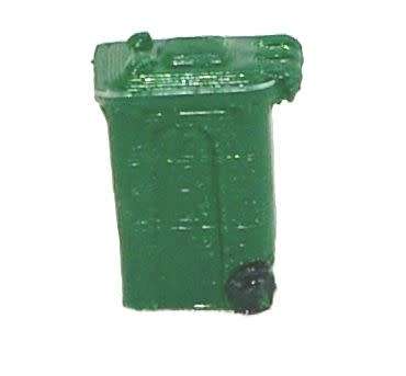 HO Scale - Wheelie Bin - Unpainted