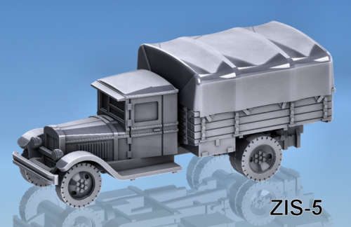 1:72 Scale - ZIS-5 - Early, Closed