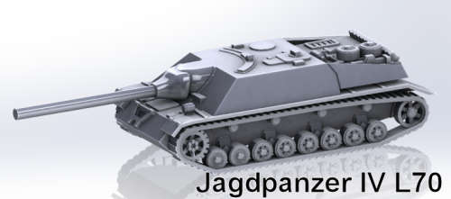 1:72 Scale - Jagdpanzer IV L70 - Late - Open Idler
