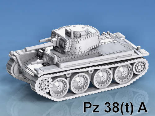 1:100 Scale - Pzkpfw 38 (t) Ausf A