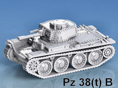 1:72 Scale - Pzkpfw 38 (t) Ausf B and C
