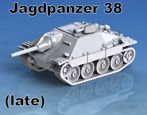 1:72 Scale - Jagdpanzer 38 Hetzer - Late