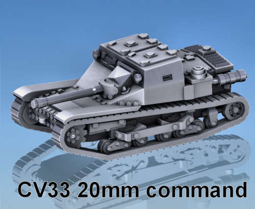 1:72 Scale - CV-33 With 20mm Cannon