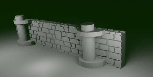 1:72 Scale - Normandy Harbour - Harbour Wall 2 (2 Pack)