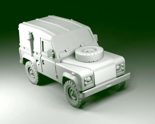 1:100 Scale - Land Rover 90 TUL Hardtop FFR Late