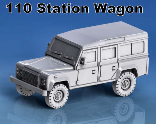 1:72 Scale - Land Rover 110 Station Wagon