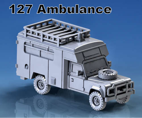 1:87 Scale - Land Rover 127 Ambulance