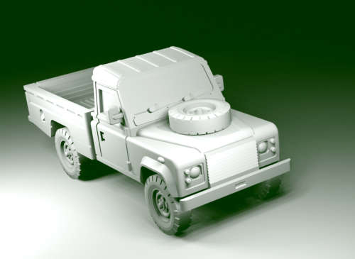 1:100 Scale - Land Rover 110 High Capacity