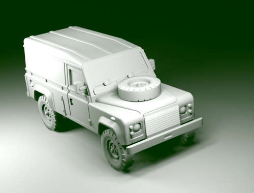 1:100 Scale - Land Rover 110 TUM Hard Top