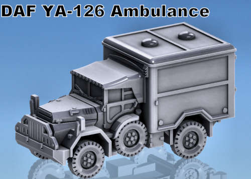 1:100 Scale - DAF YA126 Ambulance