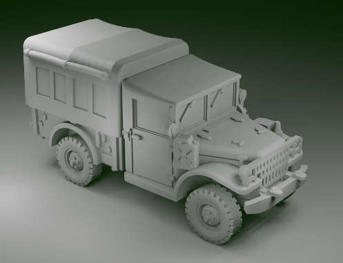 1:87 Scale - Dodge M42 - No Winch