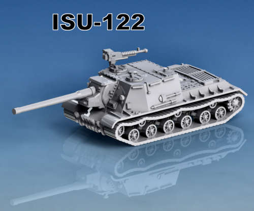 1:87 Scale - ISU 122 - No Fuel - With DSHK