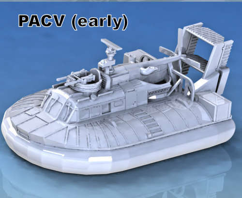 1:100 Scale - PACV - Early With Handrail