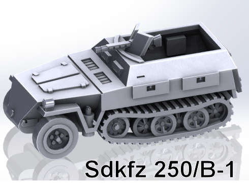 1:87 Scale - Sdkfz 250/B1