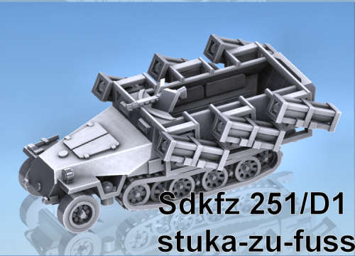 1:87 Scale - Sdkfz 251/D1 - Stuka zu-fuss