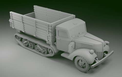 1:72 Scale - Ford V3000 Maultier - Early - Extended