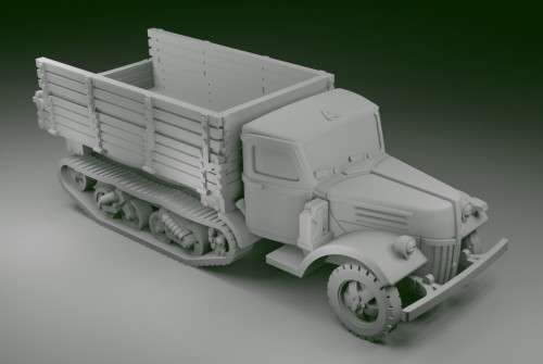 1:100 Scale - Ford V3000 Maultier - Early - Extended