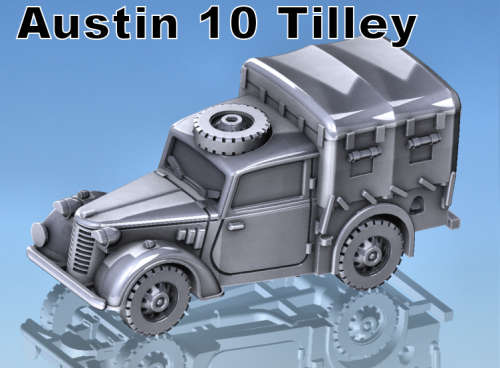 1:87 Scale - Austin 10 Tilley