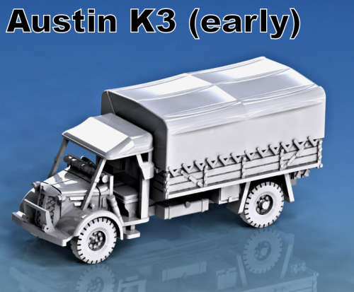1:87 Scale - Austin K3 - Early - Closed