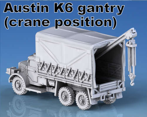 1:87 Scale - Austin K6 - Gantry - Crane Position