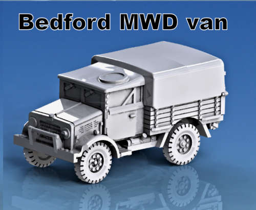 1:87 Scale - Bedford MWD - Late - Van - Hatch